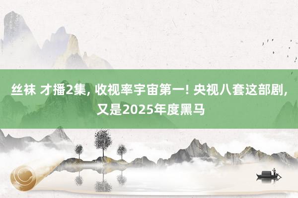 丝袜 才播2集， 收视率宇宙第一! 央视八套这部剧， 又是2025年度黑马